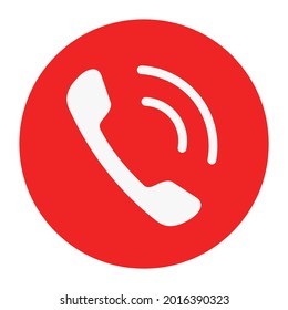 icono de teléfono en fondo blanco