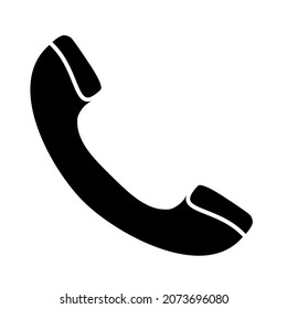 phone icon on white background