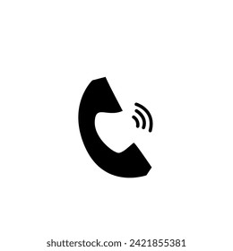 phone icon on white background