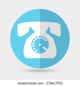 phone icon on a white background