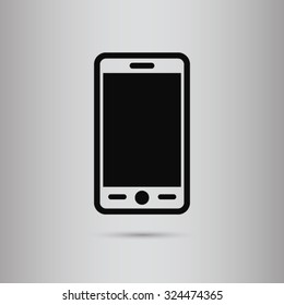 Phone icon. One of set web icons