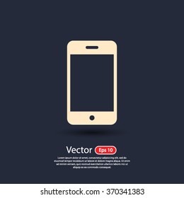Phone icon. One of set web icons