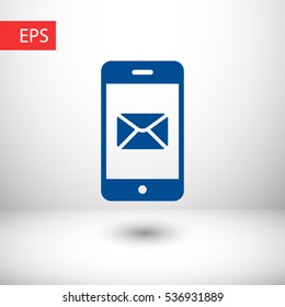 Phone icon. One of set web icons