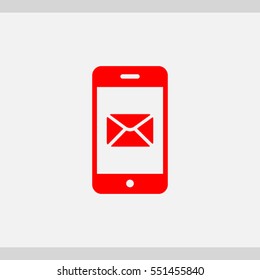 Phone icon. One of set web icons