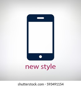 Phone icon. One of set web icons