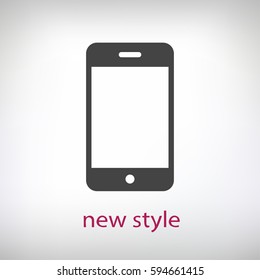 Phone icon. One of set web icons