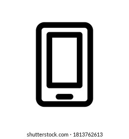 Phone icon with outline style vector for your web design