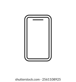 Phone icon Outline vector line symbol