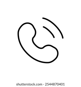 Phone icon Outline vector for web ui