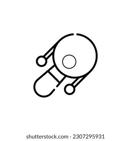 icono de teléfono con código qr de color negro