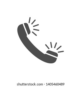 Phone icon. Ringing phone icon, call center sign Vector illustration