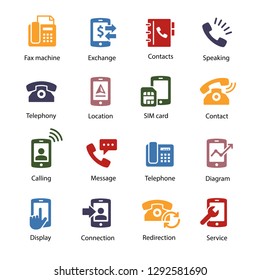 Phone Icon set
