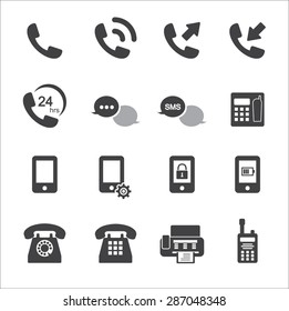 phone icon set