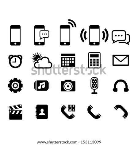 Phone Icon set