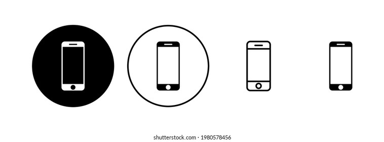 Juego de iconos de teléfono. Vector de icono de llamada. símbolo de teléfono