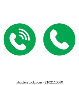 Juego de iconos de teléfono. Vector de icono de llamada. símbolo de teléfono