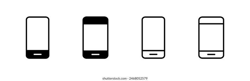 Conjunto de iconos de teléfono. Icono de llamada Vector.