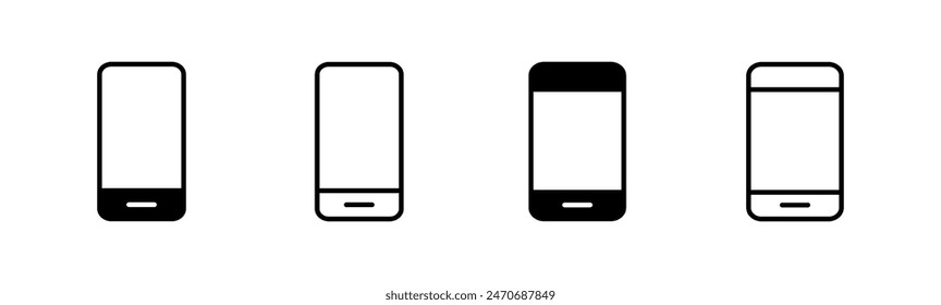 Conjunto de iconos de teléfono. Icono de llamada Vector.