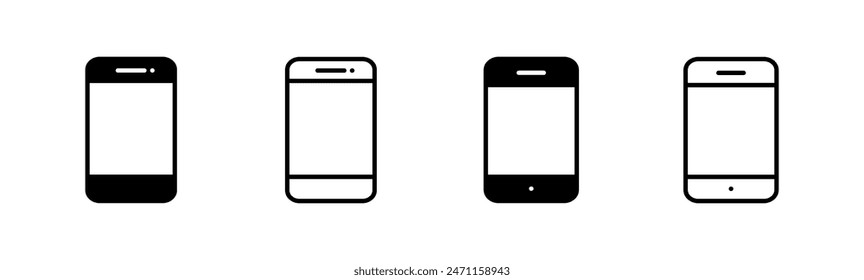 Phone icon set. Call icon vector. telephone symbol