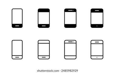 Phone icon set. Call icon vector. telephone symbol