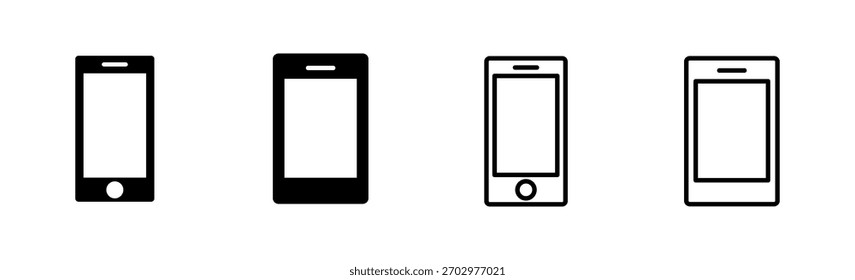Telefonsymbolsatz. Symbolvektor aufrufen. Fernsprechzeichen