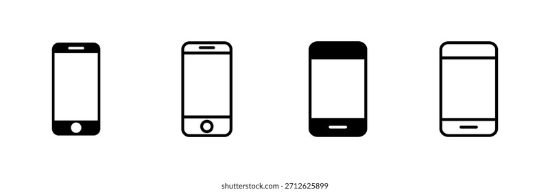 Telefonsymbolsatz. Symbolvektor aufrufen. Fernsprechzeichen
