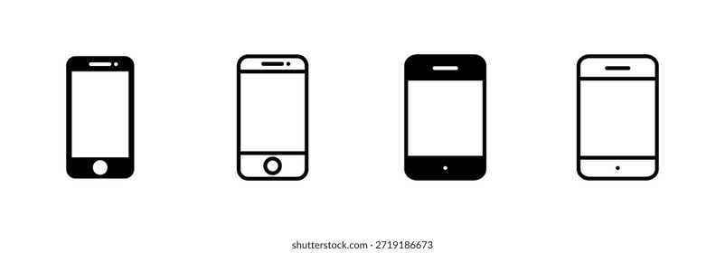 Telefonsymbolsatz. Symbolvektor aufrufen. Fernsprechzeichen