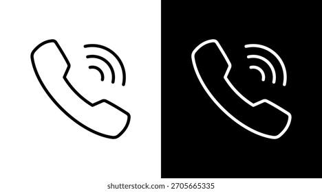 Phone With Icon Set Design