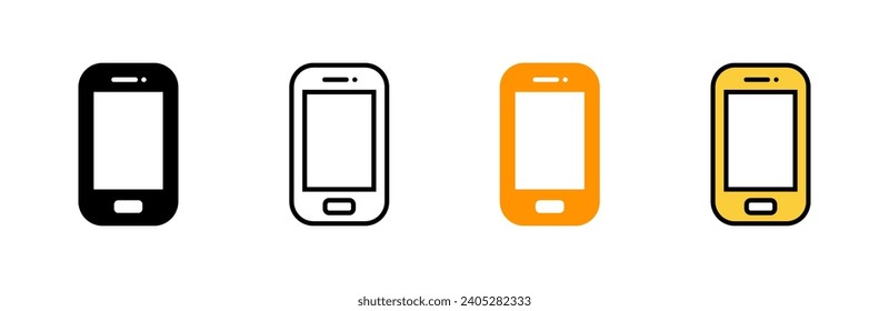 Phone icon set vector. Call sign and symbol. telephone symbol