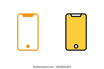 Phone icon set for web and mobile app. Call sign and symbol. telephone symbol