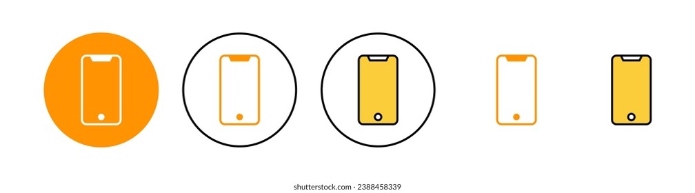 Icono de teléfono establecido para la aplicación web y móvil. Signo y símbolo de llamada. símbolo de teléfono