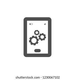 Phone icon with settings 