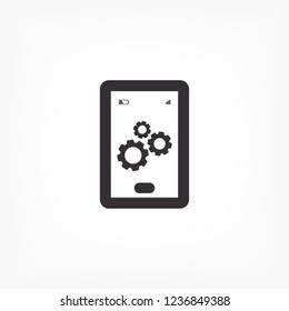 Phone icon with settings 