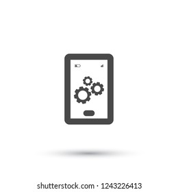 Phone icon with settings 