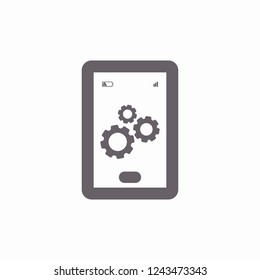 Phone icon with settings 