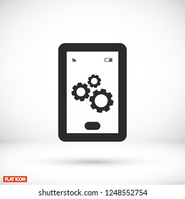 Phone icon with settings 