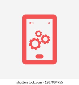 Phone icon with settings 