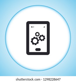 Phone icon with settings 