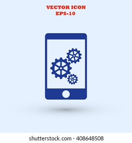 Phone icon with settings