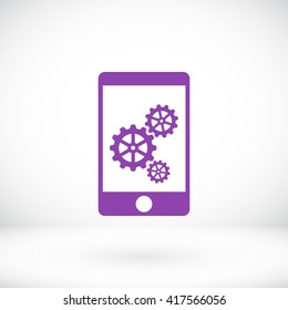 Phone icon with settings