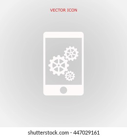 Phone icon with settings