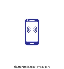 Phone icon,  signal vector illustration
