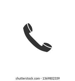 Phone icon in simple design. Vector illustration
