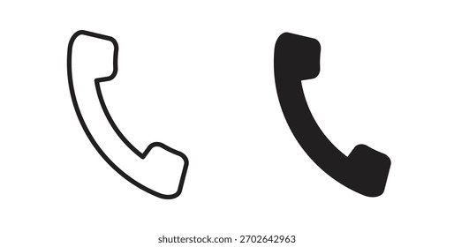Phone icon simple flat trend modern graphic design abstract logotype
