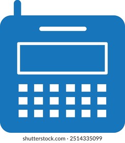 phone icon simple isolated on white illustration