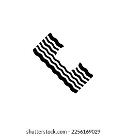 Phone icon. Simple style support service poster background symbol. Phone brand logo design element. Phone t-shirt printing. Vector for sticker.