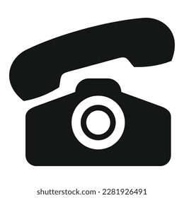 Phone icon simple vector. Contact call. Email online