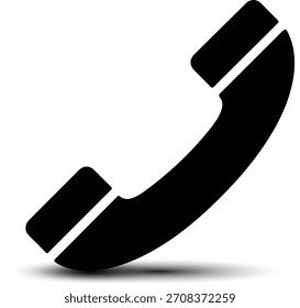 Icono de teléfono. Icono de teléfono simple. Ilustración vectorial.