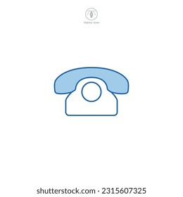 Phone icon. A sleek and recognizable vector illustration of a phone, symbolizing communication, calls, and mobile devices.