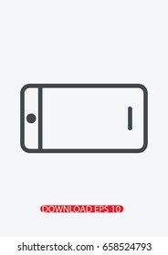 Phone icon, smartphone icon, Vector